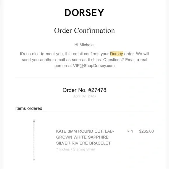 Dorsey Kate Bracelet, 7 inches - Picture 6 of 6